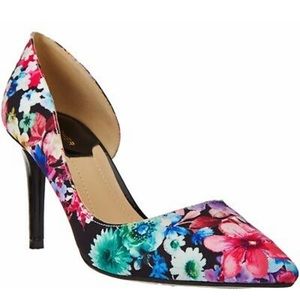 Marc Fisher Floral Pointed-toe Pumps